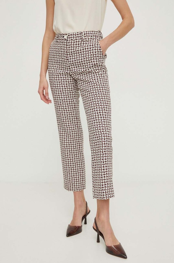 Sisley spodnie 4OLRLF04M multicolor SS24
