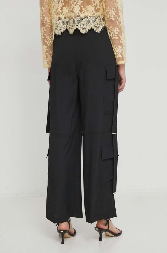 Ruházat Sisley nadrág 4UTDLF04W fekete