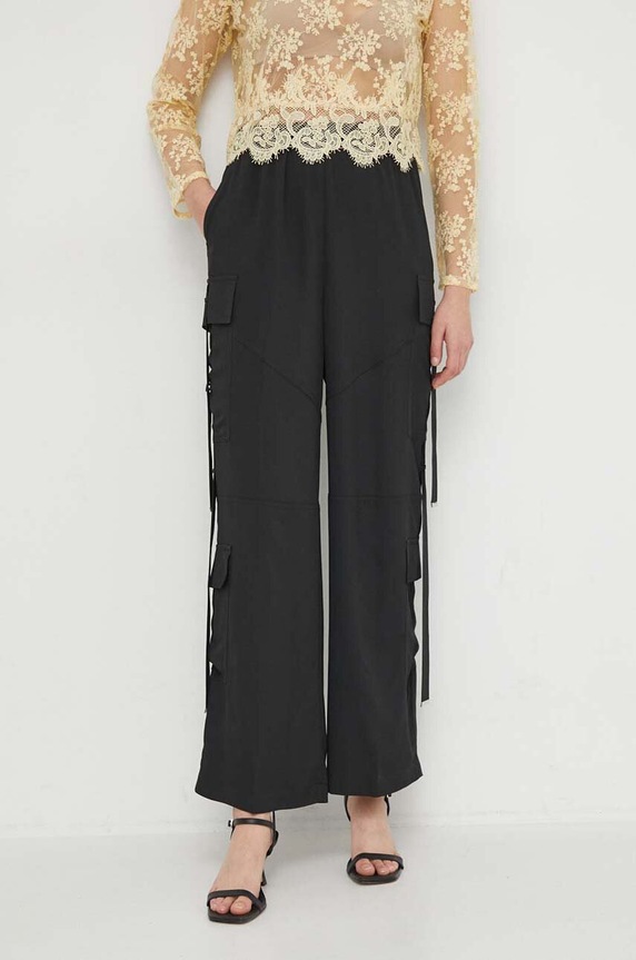 Sisley nadrág fekete 4UTDLF04W