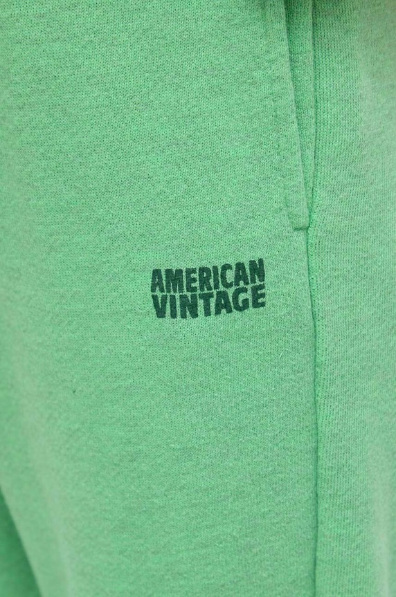 American Vintage melegítőnadrág zöld DOV05AE24