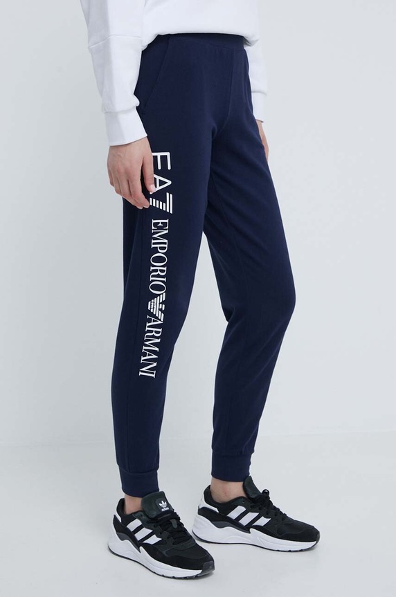 EA7 Emporio Armani melegítőnadrág elasztánnal sötétkék TJTXZ.8NTP85.1554