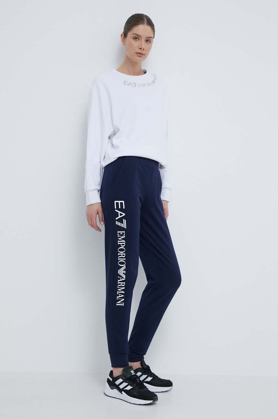 EA7 Emporio Armani melegítőnadrág TJTXZ.8NTP85.1554 sötétkék SS24