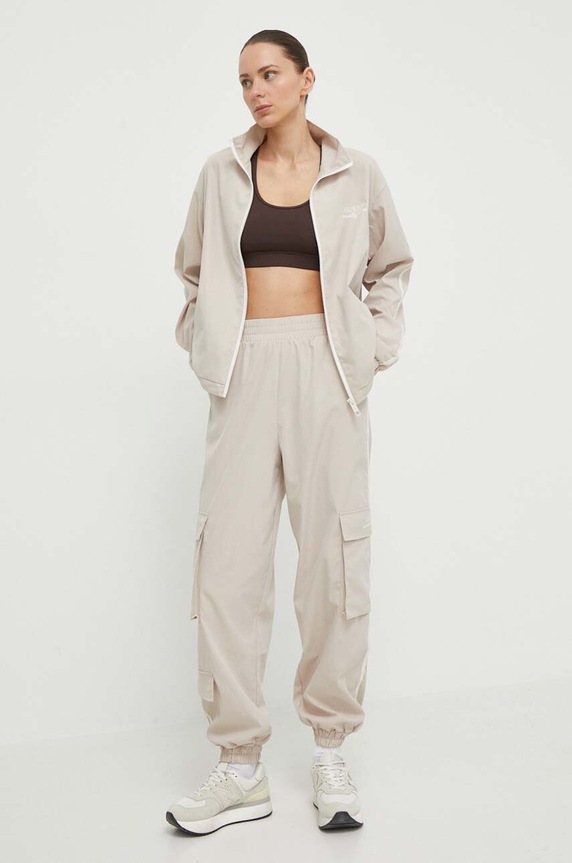 Guess pantaloni de trening ARLETH V4GB01.WG2Q0 bej SS24