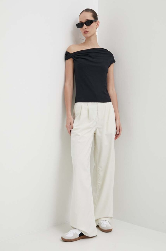 Hlače Vans VN000GA0DJR1 bež SS24