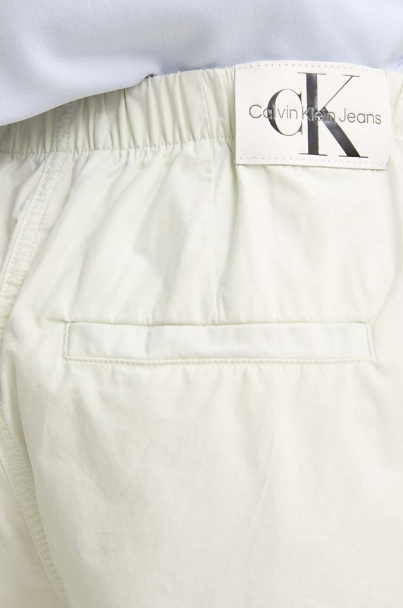 Calvin Klein Jeans spodnie bawełniane zielony J20J223116