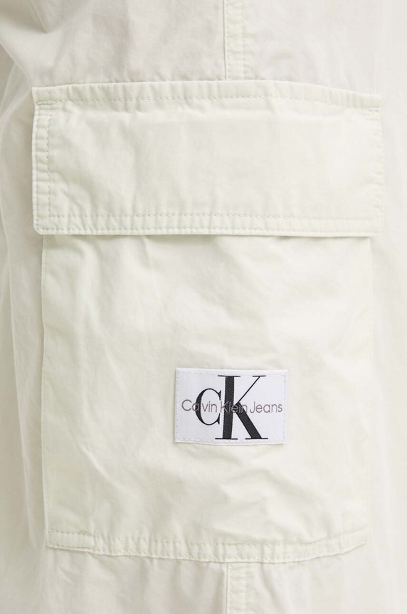 Calvin Klein Jeans spodnie bawełniane J20J223116 zielony
