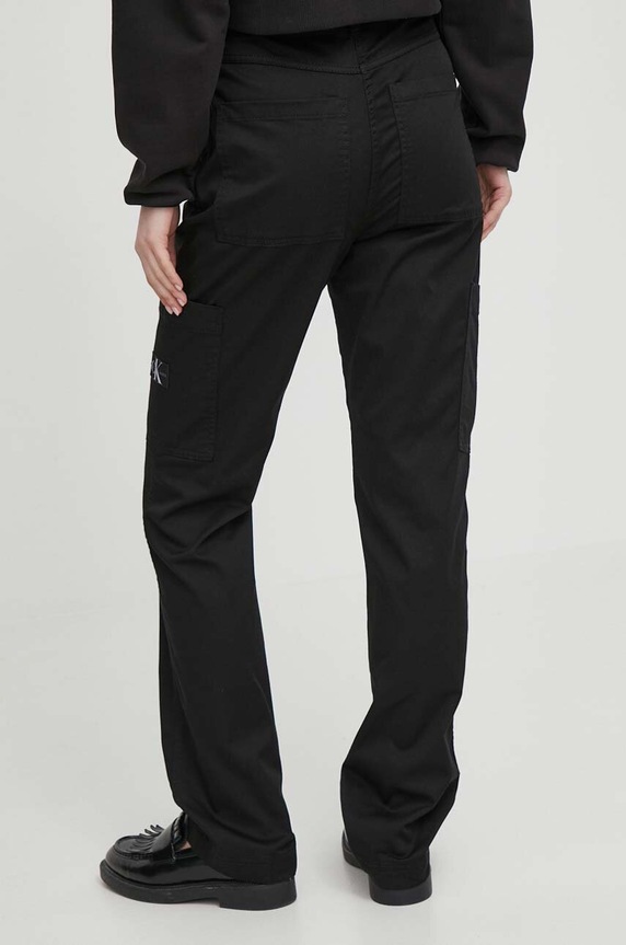 Ρούχα Παντελόνι Calvin Klein Jeans J20J223117 μαύρο