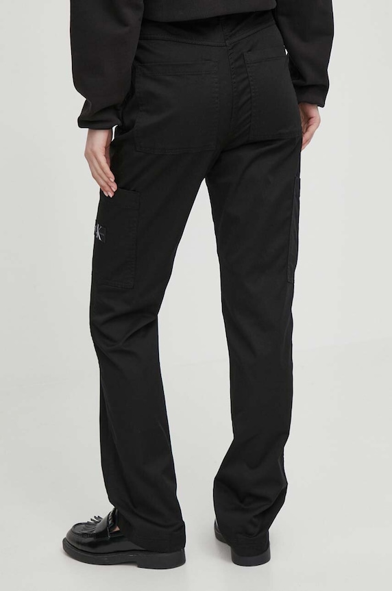 Ρούχα Παντελόνι Calvin Klein Jeans J20J223117 μαύρο