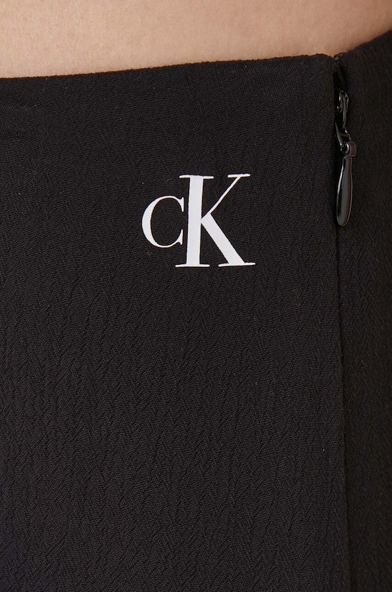 Nohavice Calvin Klein Jeans čierna J20J223321