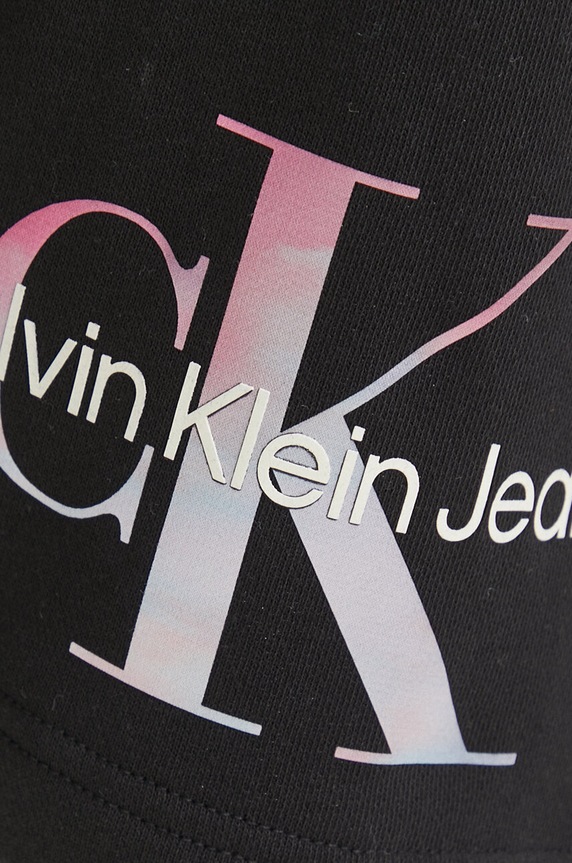 Calvin Klein Jeans pantaloni de trening din bumbac negru J20J223422