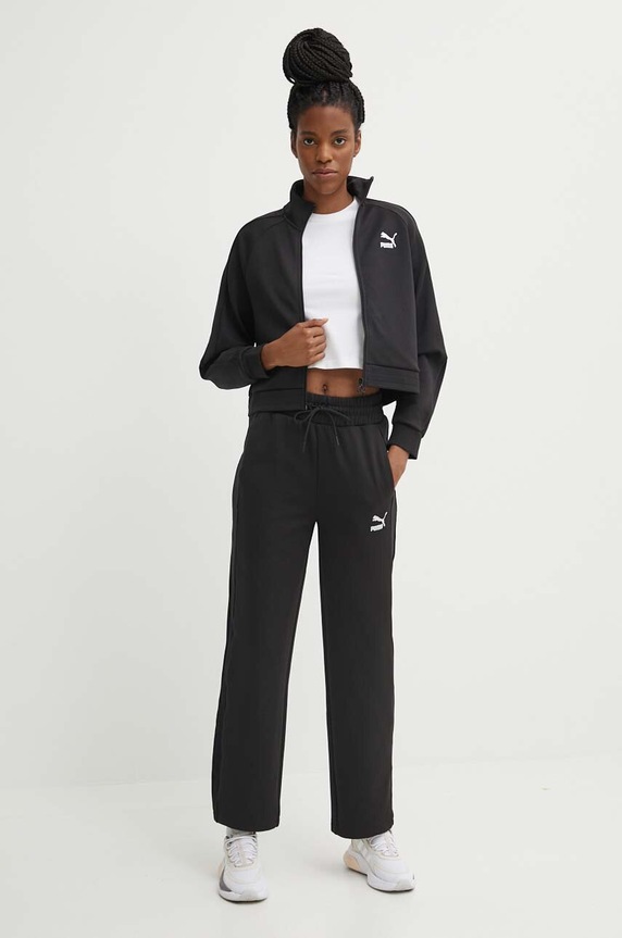 Παντελόνι φόρμας Puma T7 High Waist Pant 624212 μαύρο SS24