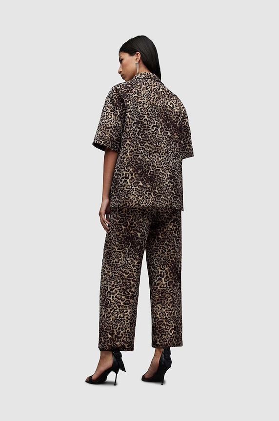 AllSaints pantaloni JEMI LEPPO WT064Z nero