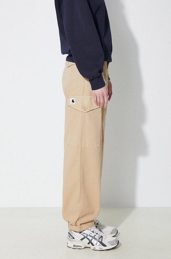 Ρούχα Βαμβακερό παντελόνι Carhartt WIP Collins Pant I029789.1YAGD μπεζ