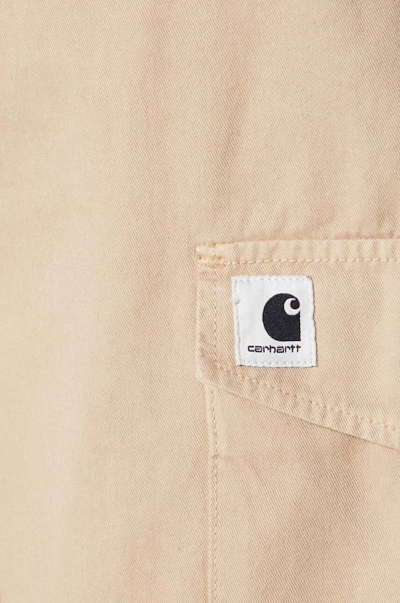 Βαμβακερό παντελόνι Carhartt WIP Collins Pant μπεζ I029789.1YAGD