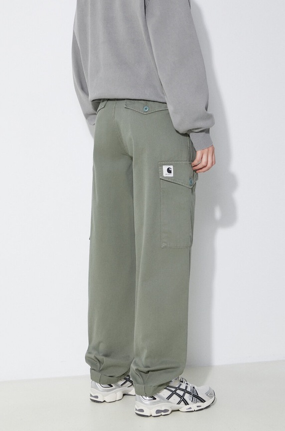 Oblečení Bavlněné kalhoty Carhartt WIP Collins Pant I029789.1YFGD zelená