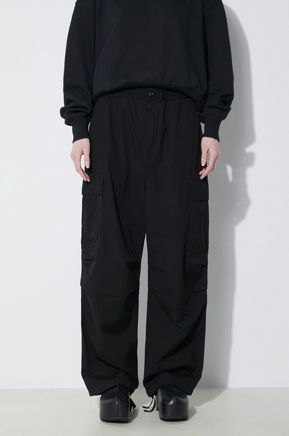 Carhartt WIP trousers Jet Cargo Pant cotton black I032260.8902