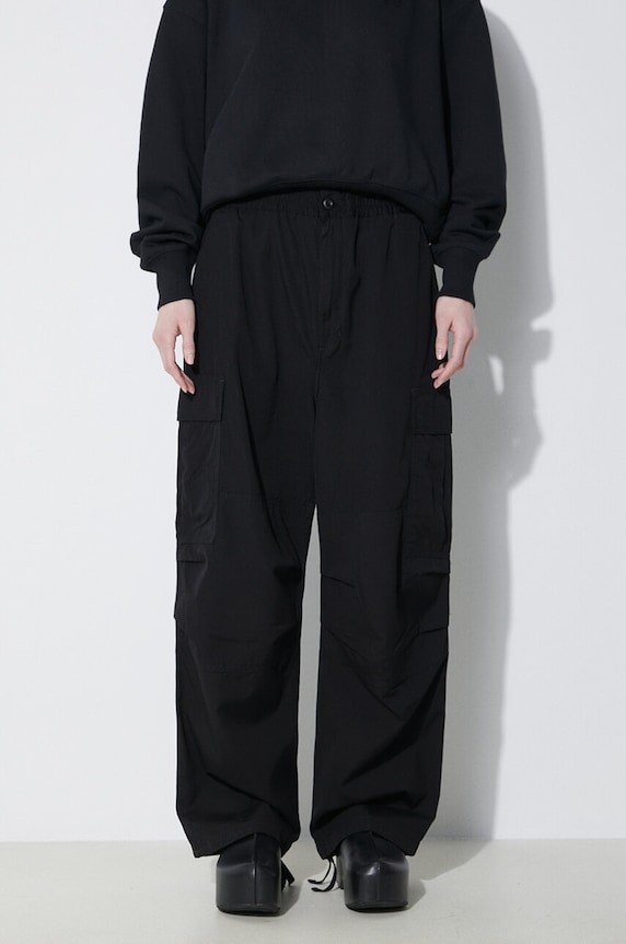 Carhartt WIP trousers Jet Cargo Pant cotton black I032260.8902