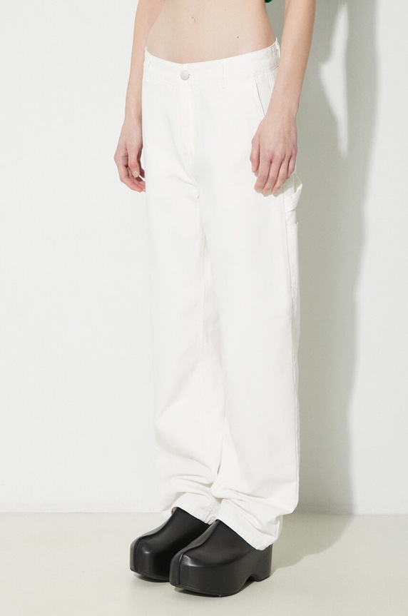 Хлопковые брюки Carhartt WIP Pierce Pant Straight бежевый I032966.D602