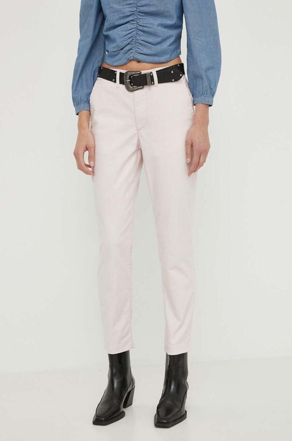 Levi's pantaloni chinos roz A4673