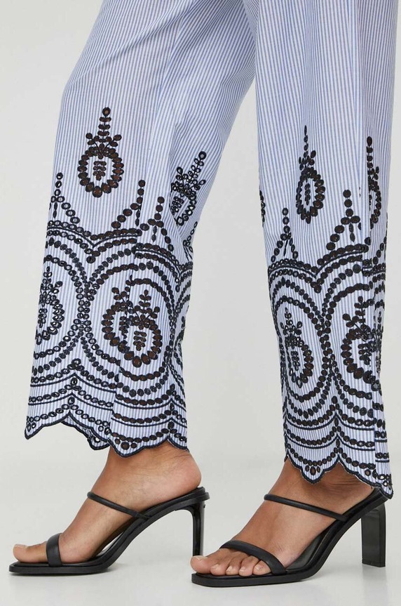 MUNTHE pantaloni de bumbac 1418.24225 albastru