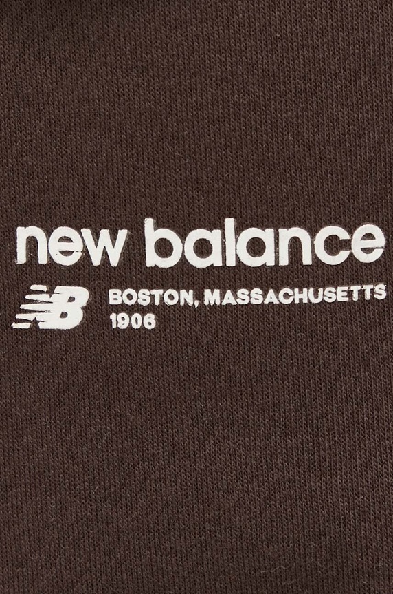 Tepláky New Balance WP33513KCF hnědá WP33513KCF