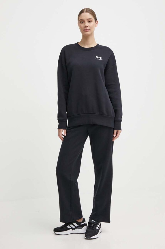 Παντελόνι φόρμας Under Armour 1381847 μαύρο SS24