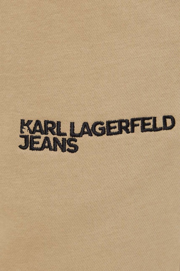 Karl Lagerfeld Jeans melegítőnadrág bézs 241J1005