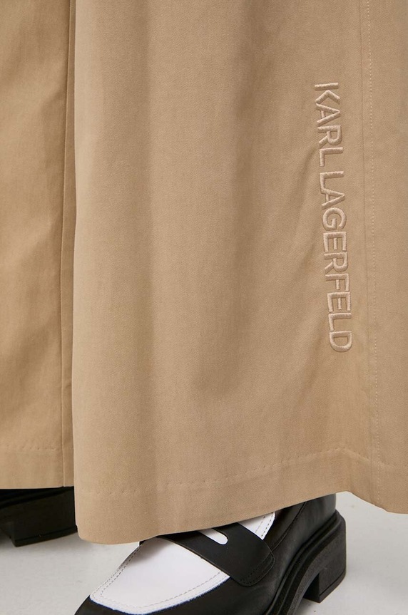 Παντελόνι Karl Lagerfeld μπεζ 241W1002