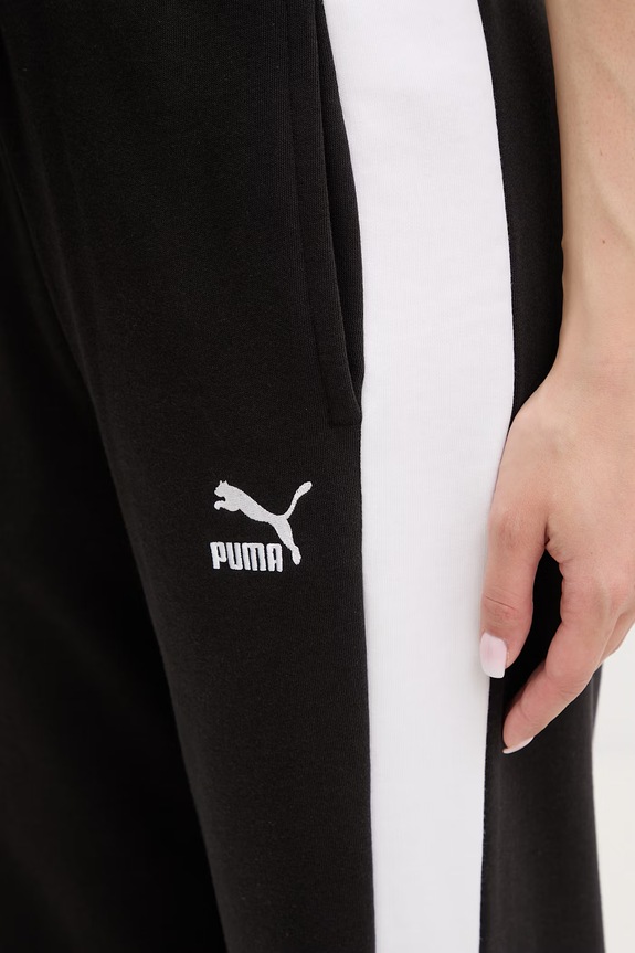 Puma pantaloni de trening femei ICONIC T7 625411 negru