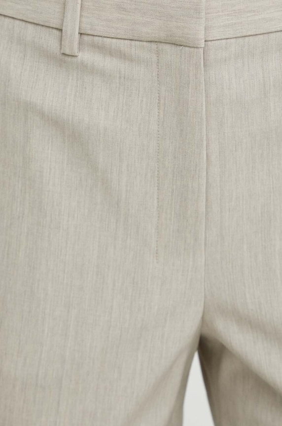 Μάλλινο παντελόνι Theory μπεζ N1001212