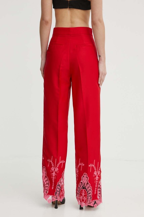 Hlače Never Fully Dressed crvena NFDTR268.Red