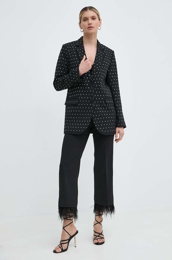 MICHAEL Michael Kors pantaloni MH330K43GZ negru SS24