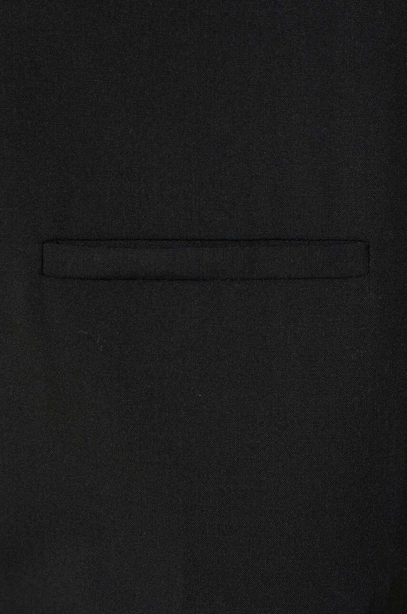 Vlněné kalhoty JW Anderson Front Pocket Straight Trousers TR0332.PG1321.999 černá