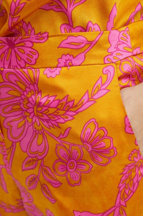 Hlače Morgan PMING.F narančasta PMING.F.MULTICO