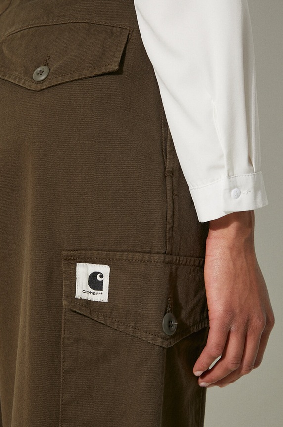 Bavlnené nohavice Carhartt WIP I029789.63GD I029789.63GD zelená