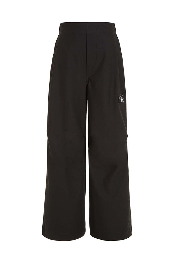 Dětské kalhoty Calvin Klein Jeans IG0IG02288.PPYH černá SS24