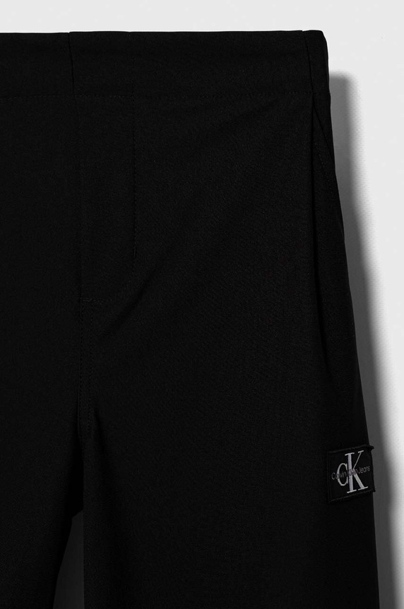 Dětské kalhoty Calvin Klein Jeans černá IG0IG02288.PPYH