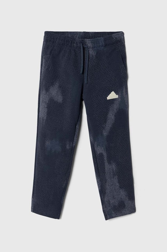 Dječji donji dio trenirke adidas Planet friendly mornarsko plava IT9039
