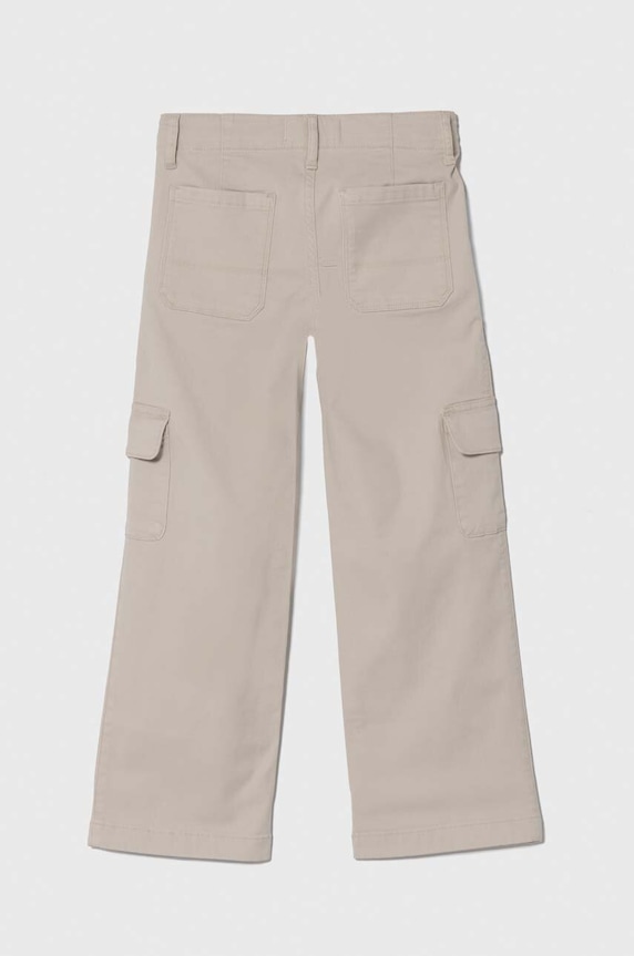 Παιδικό παντελόνι Abercrombie & Fitch KI256.3003 μπεζ SS24