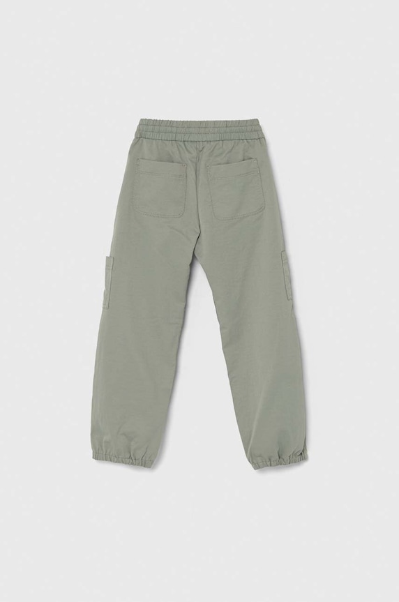 Detské nohavice Abercrombie & Fitch KI256.3035 zelená SS24