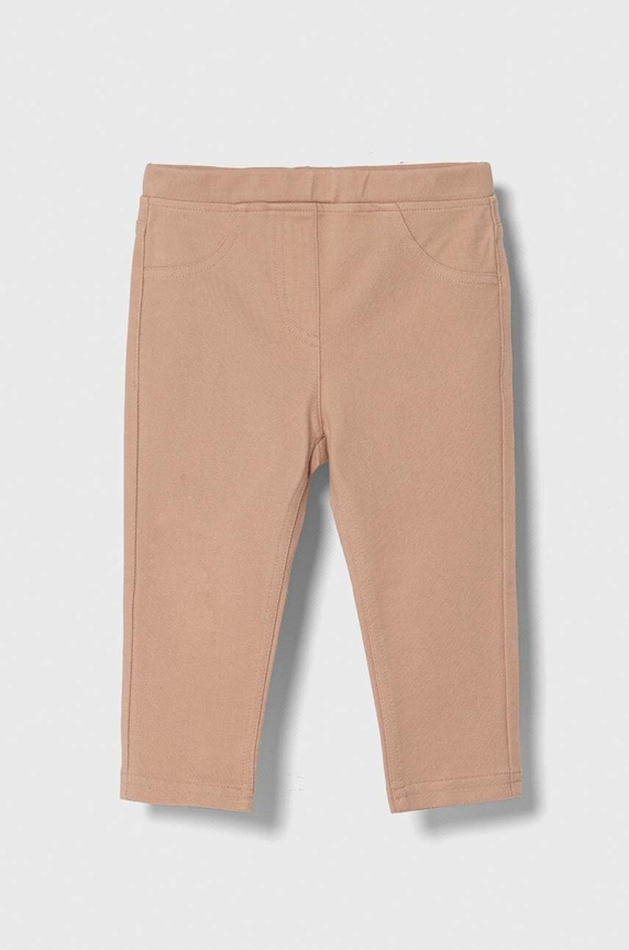 United Colors of Benetton spodnie dziecięce z elastanem różowy 3HDXGF03L.P.Seasonal