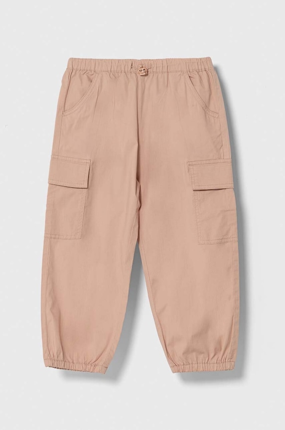 United Colors of Benetton spodnie dziecięce z elastanem różowy 4L2VGF01Q.P.Seasonal