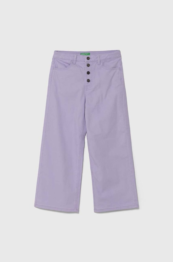 United Colors of Benetton jeansy dziecięce Planet friendly fioletowy 4RISCE02T.G.Seasonal