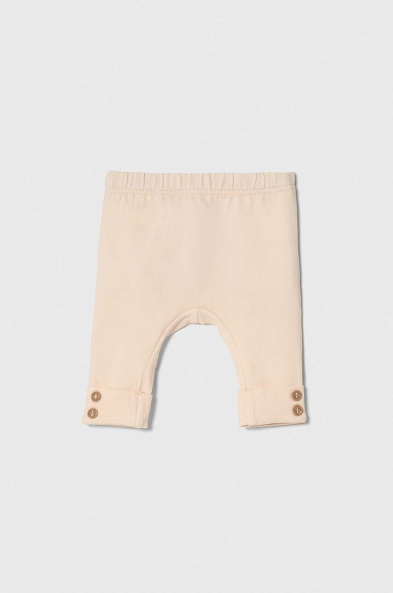 Hlače za dojenčka United Colors of Benetton Z elastanom oranžna 3P4ZAF00U.W.Seasonal