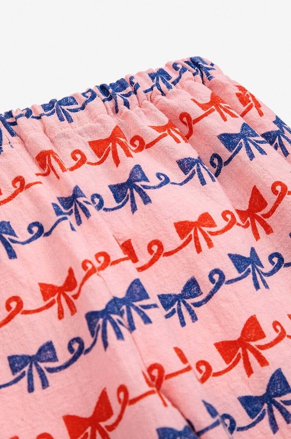Bobo Choses gyerek pamut nadrág 124AB060 rózsaszín SS24