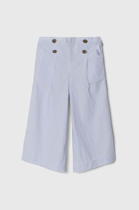 Detské bavlnené nohavice Pepe Jeans OLLIE bavlna modrá PG210793
