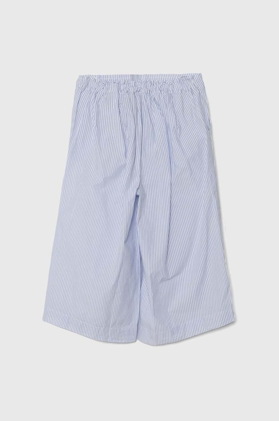 Detské bavlnené nohavice Pepe Jeans OLLIE PG210793 modrá SS24