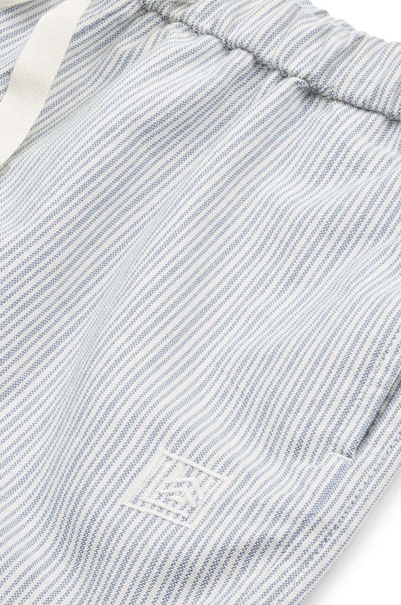 Chłopiec Liewood spodnie bawełniane dziecięce Orlando Stripe Pants LW19367 niebieski