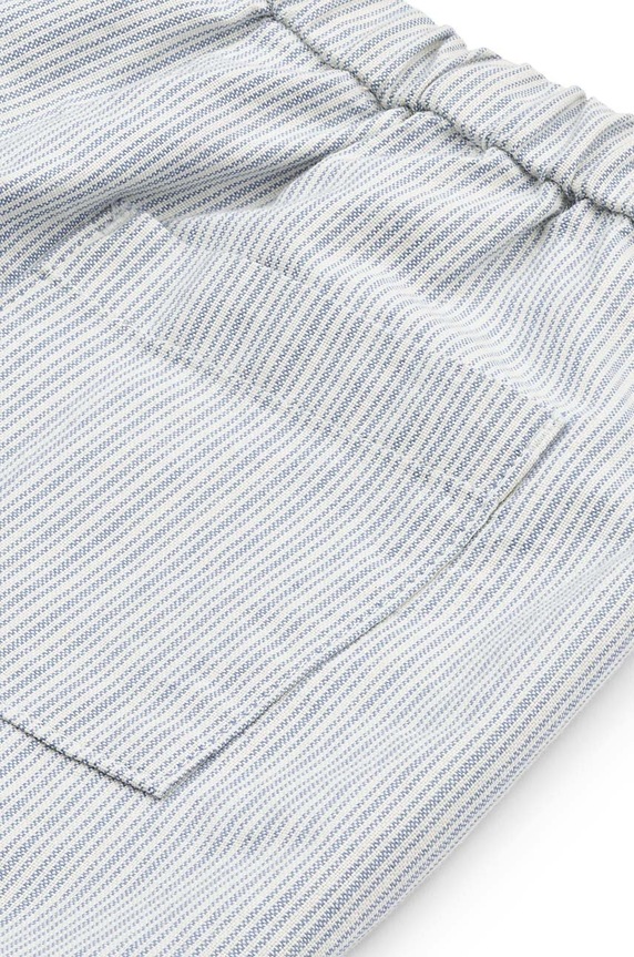 Liewood spodnie bawełniane dziecięce Orlando Stripe Pants niebieski LW19367