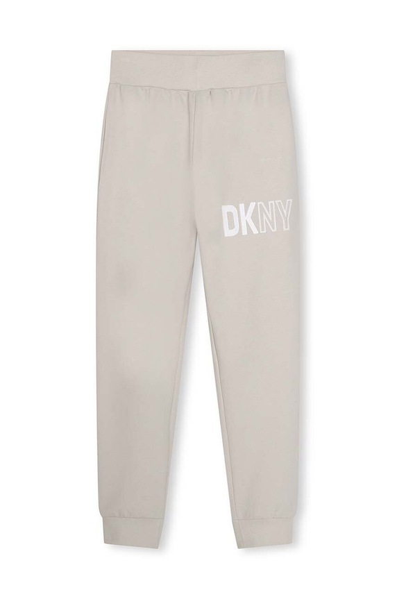 Παιδικό βαμβακερό παντελόνι DKNY D60033.114.150 λευκό SS24